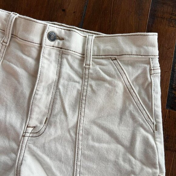 Studio Blue Ecru Carpenter Shorts – Utility Inspired (Size 28") - Picture 7 of 8